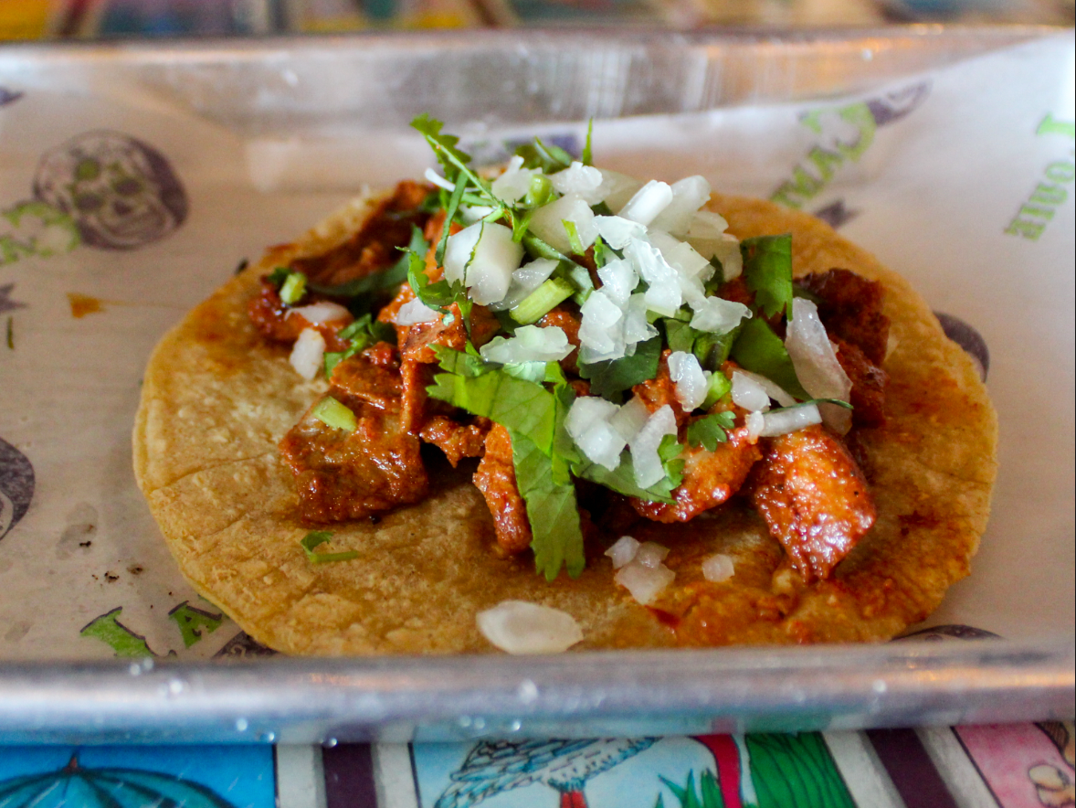 Order Taco de Pastor food online from Cantina Louie store, Asheville on bringmethat.com