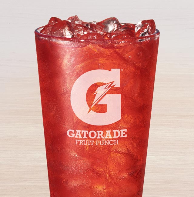 Order G2 Gatorade® Fruit Punch food online from Taco Bell store, Pasadena on bringmethat.com
