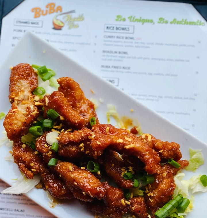 Order Vietnamese fried chicken food online from Buba Noodle Bar store, Manchester on bringmethat.com