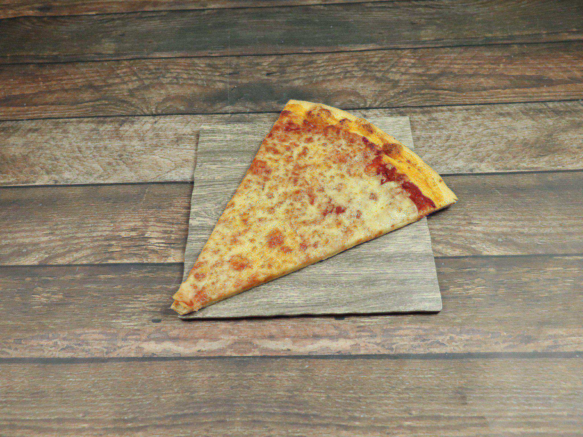 Order Jumbo Cheese Slice Pizza food online from Bacci Pizzeria store, Chicago on bringmethat.com