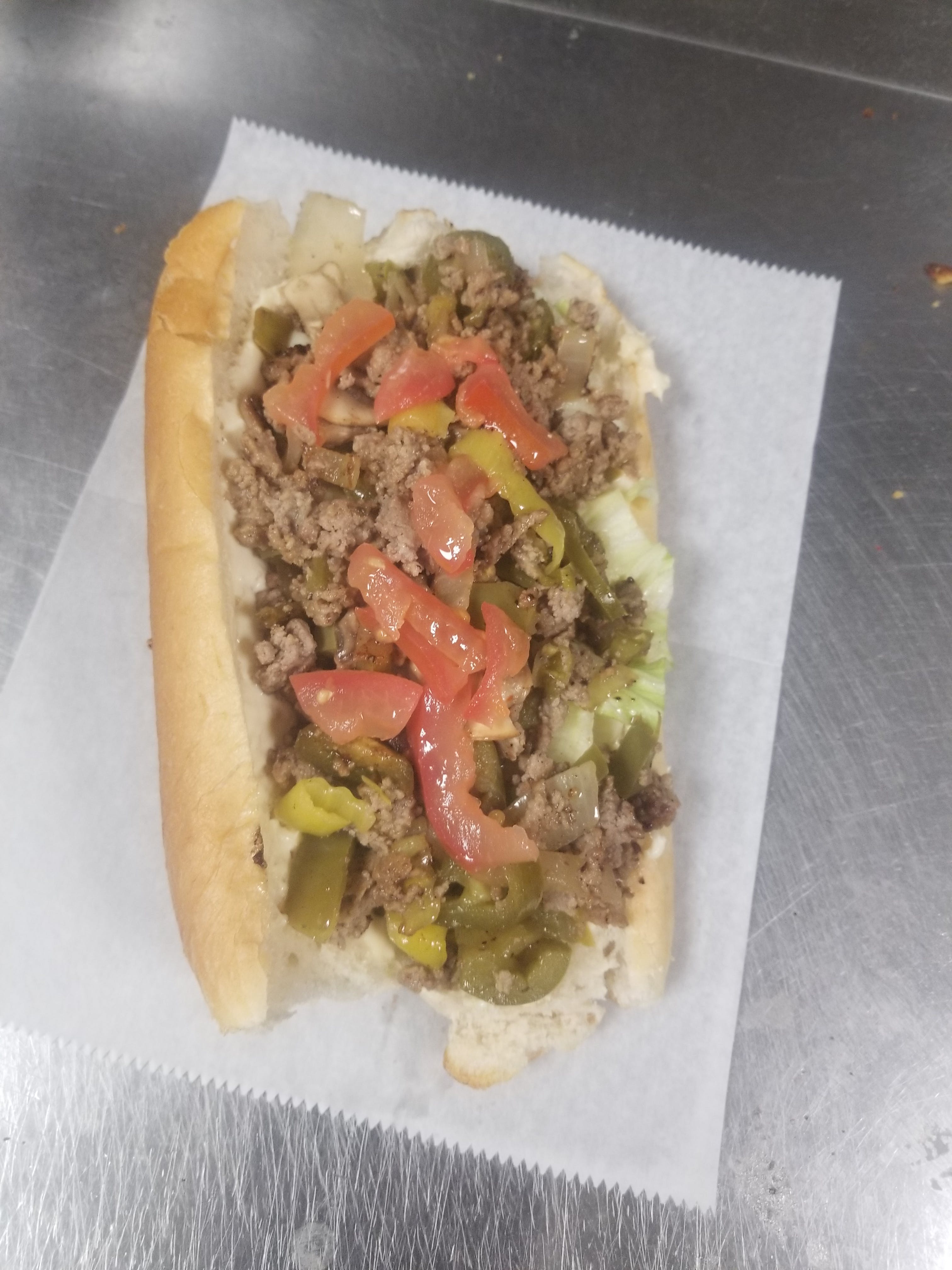 Order Philly Steak & Cheese Sub - 8'' food online from Queens Pizza & Subs store, Greensboro on bringmethat.com