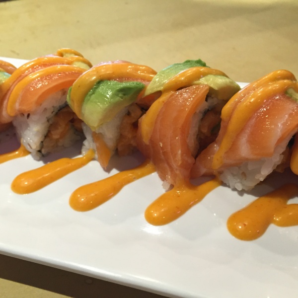 Order Salmon Lover Roll food online from Dono Sushi Cafe store, Chino on bringmethat.com