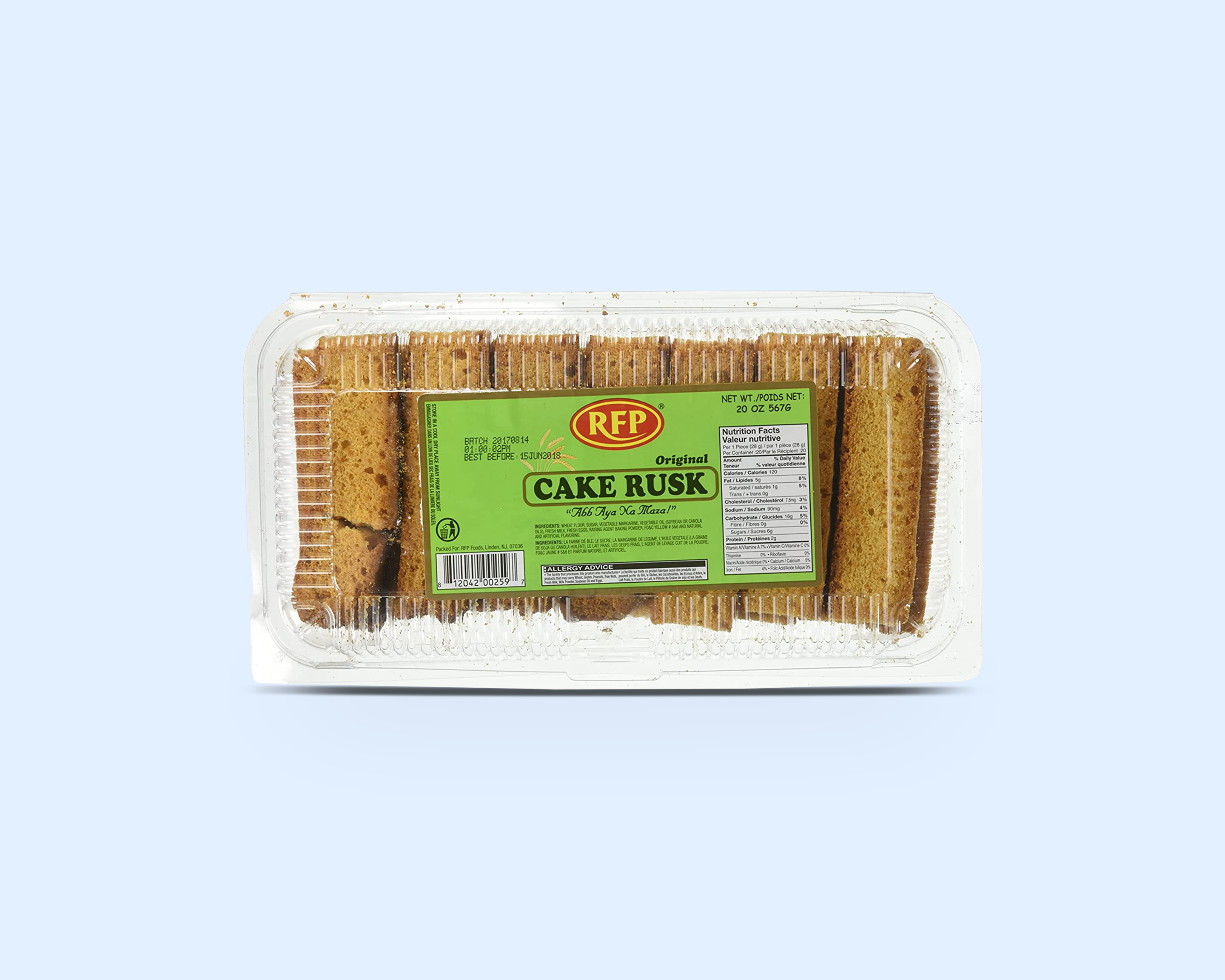 Order Cake Rusk food online from India Delivered store, San Francisco on bringmethat.com