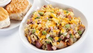 Order Farmer's Skillet (750 cal) food online from Jimmy's Egg store, Albany on bringmethat.com