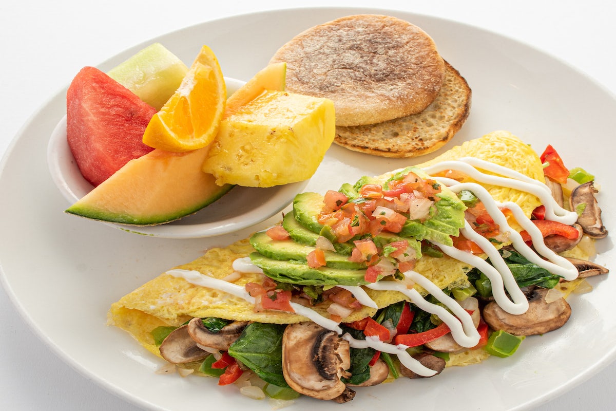 Order The Mom Omelet food online from The Broken Yolk Cafe store, Chula Vista on bringmethat.com