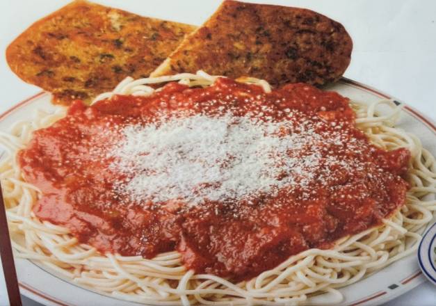 Order Spaghetti Dinner food online from Harry's Cafe- Katella Ave store, Stanton on bringmethat.com