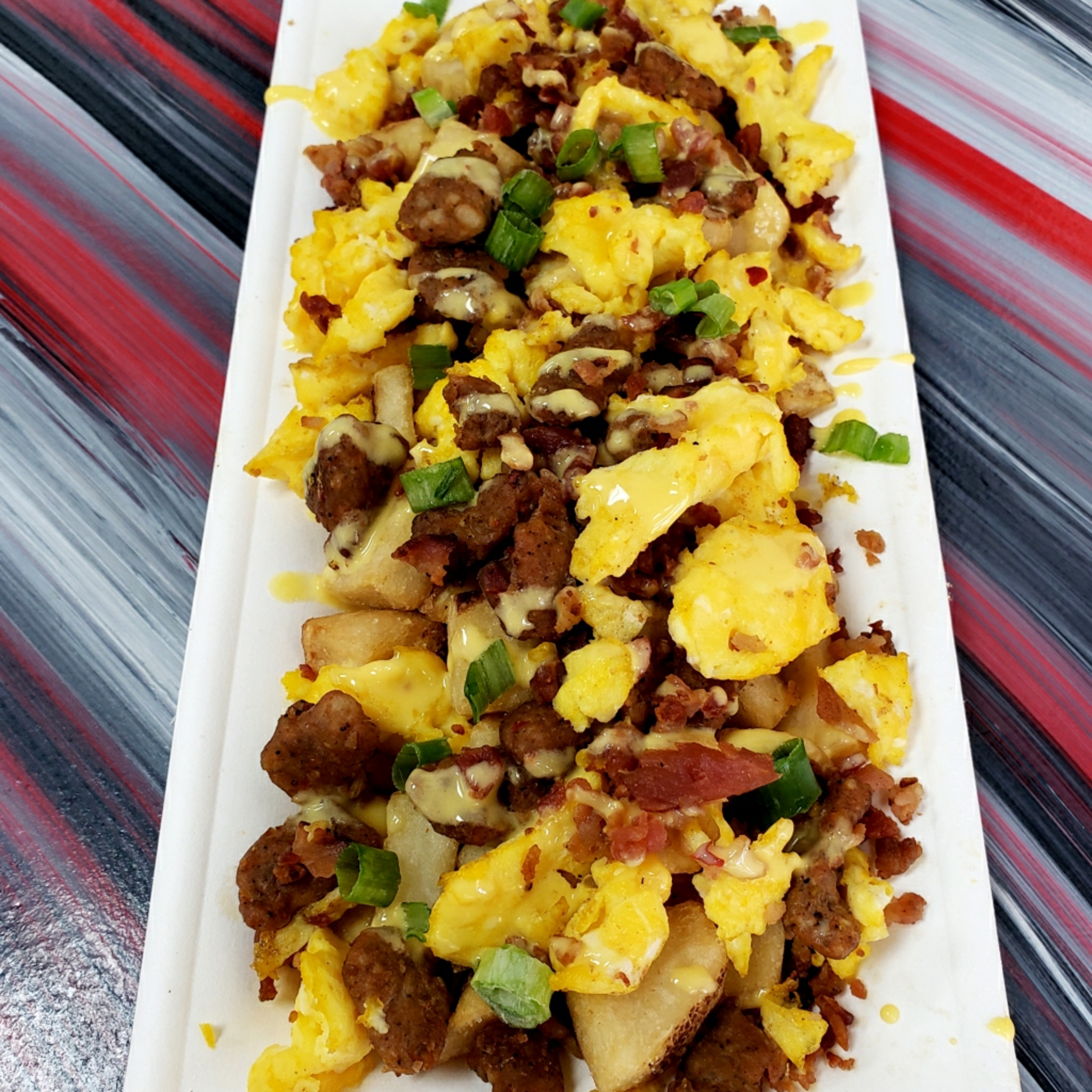 Order Loaded Home Fries food online from 4 The Love Of Sweets store, Frederick on bringmethat.com