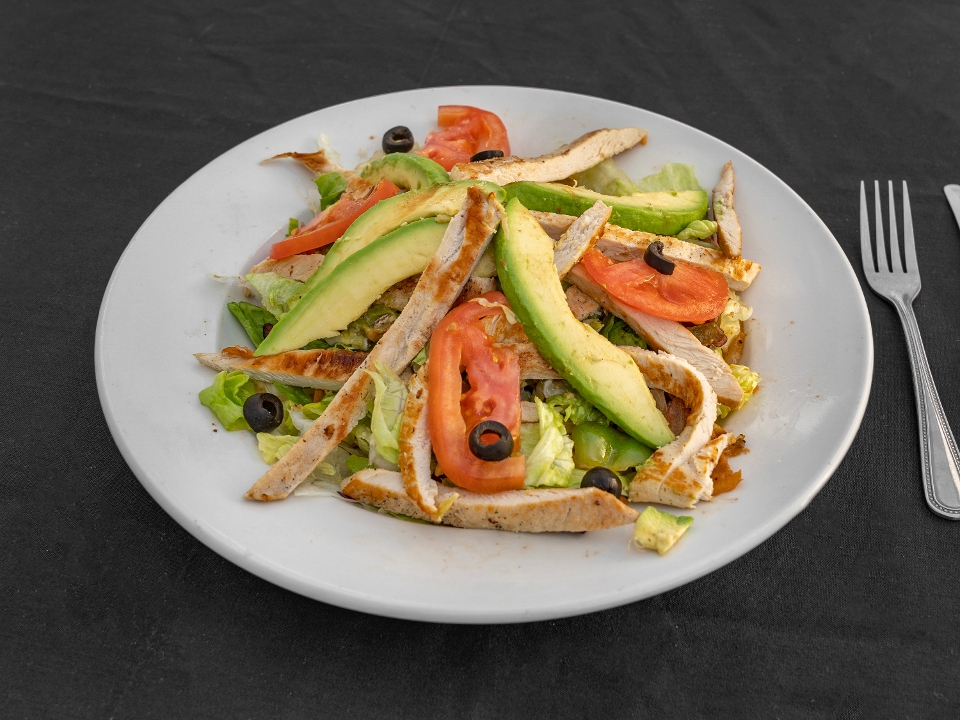 Order Grilled Chicken Salad food online from Hacienda Playa store, Playa Del Rey on bringmethat.com