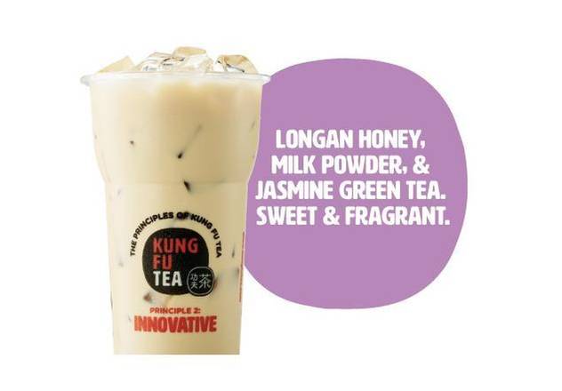 Order Honey Milk Green Tea food online from Kung Fu Tea store, Toledo on bringmethat.com