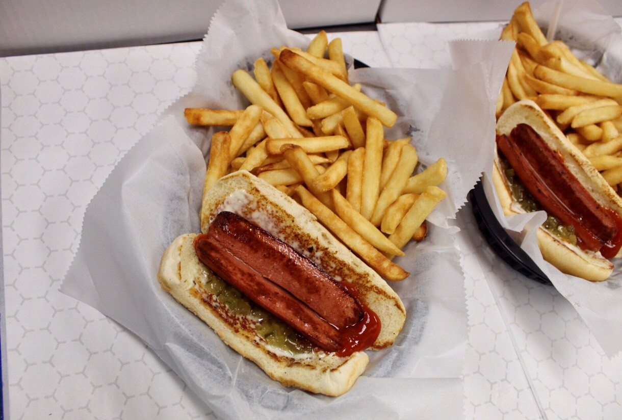 Order Kid's Grilled Hot Dog with Fries food online from Sofiabella Pizzeria store, Bensalem on bringmethat.com