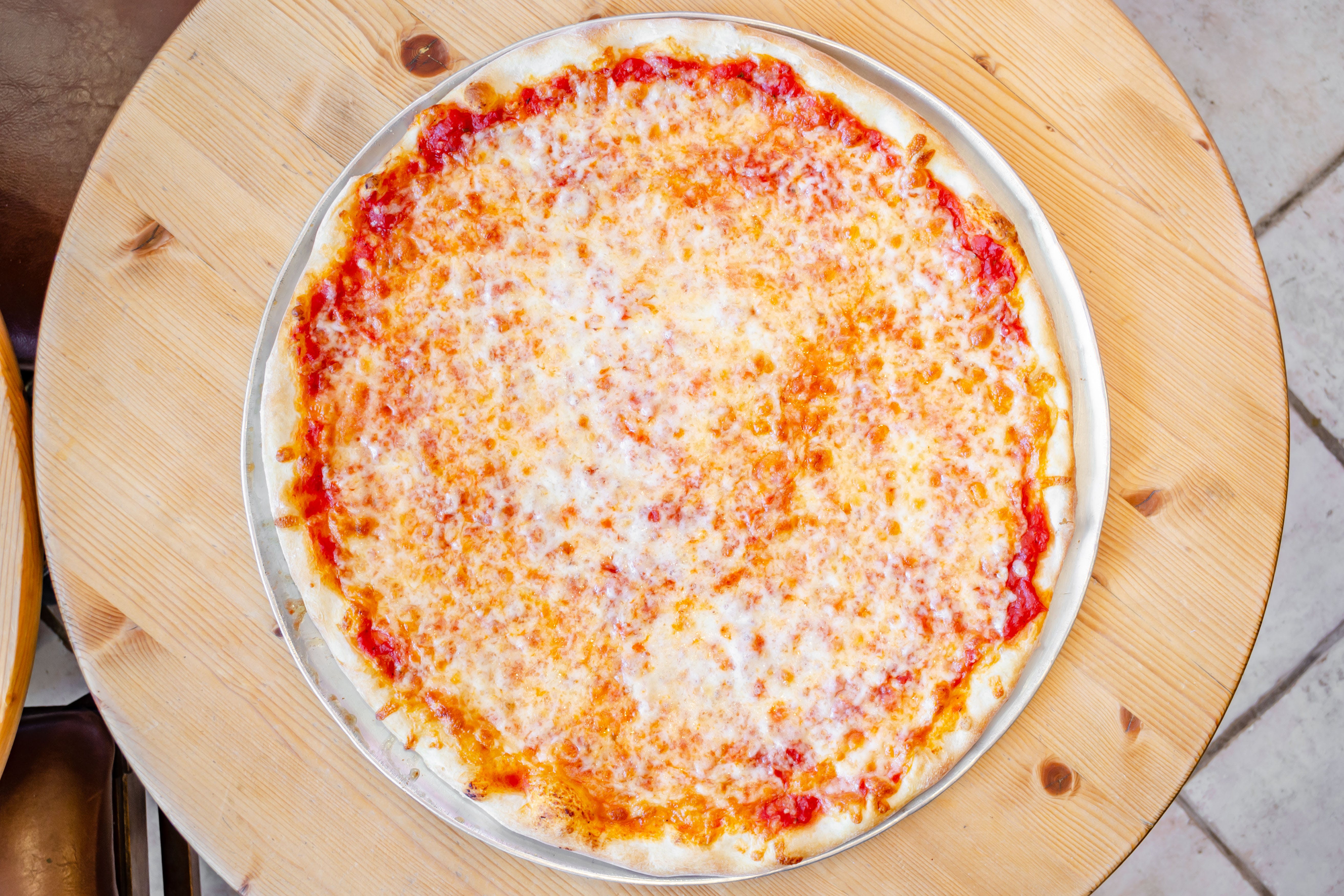 Order Cheese Pizza - Personal 12'' food online from Pizza Station store, Katonah on bringmethat.com