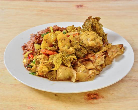 Order Curry Chicken Dinner food online from Taste Of Jamaica 937 store, Trotwood on bringmethat.com