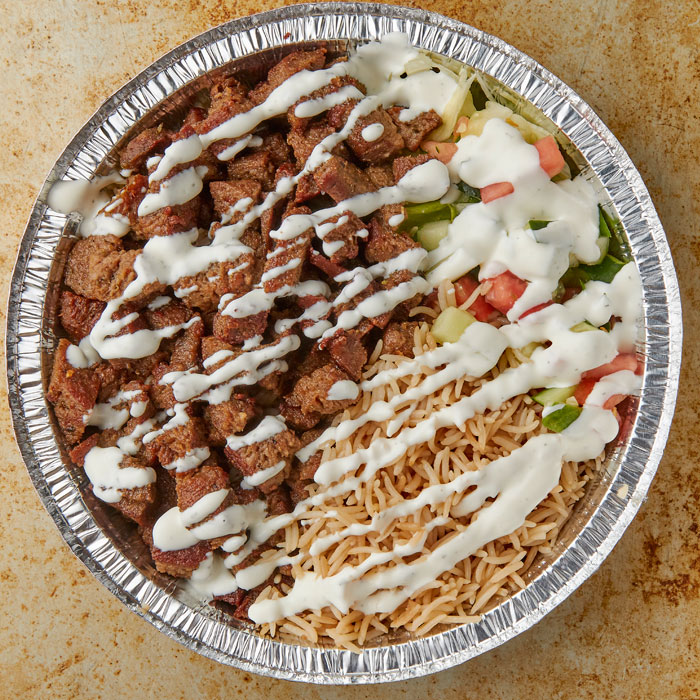 Order Lamb Over Rice  food online from Shebamz Grill store, Albany on bringmethat.com