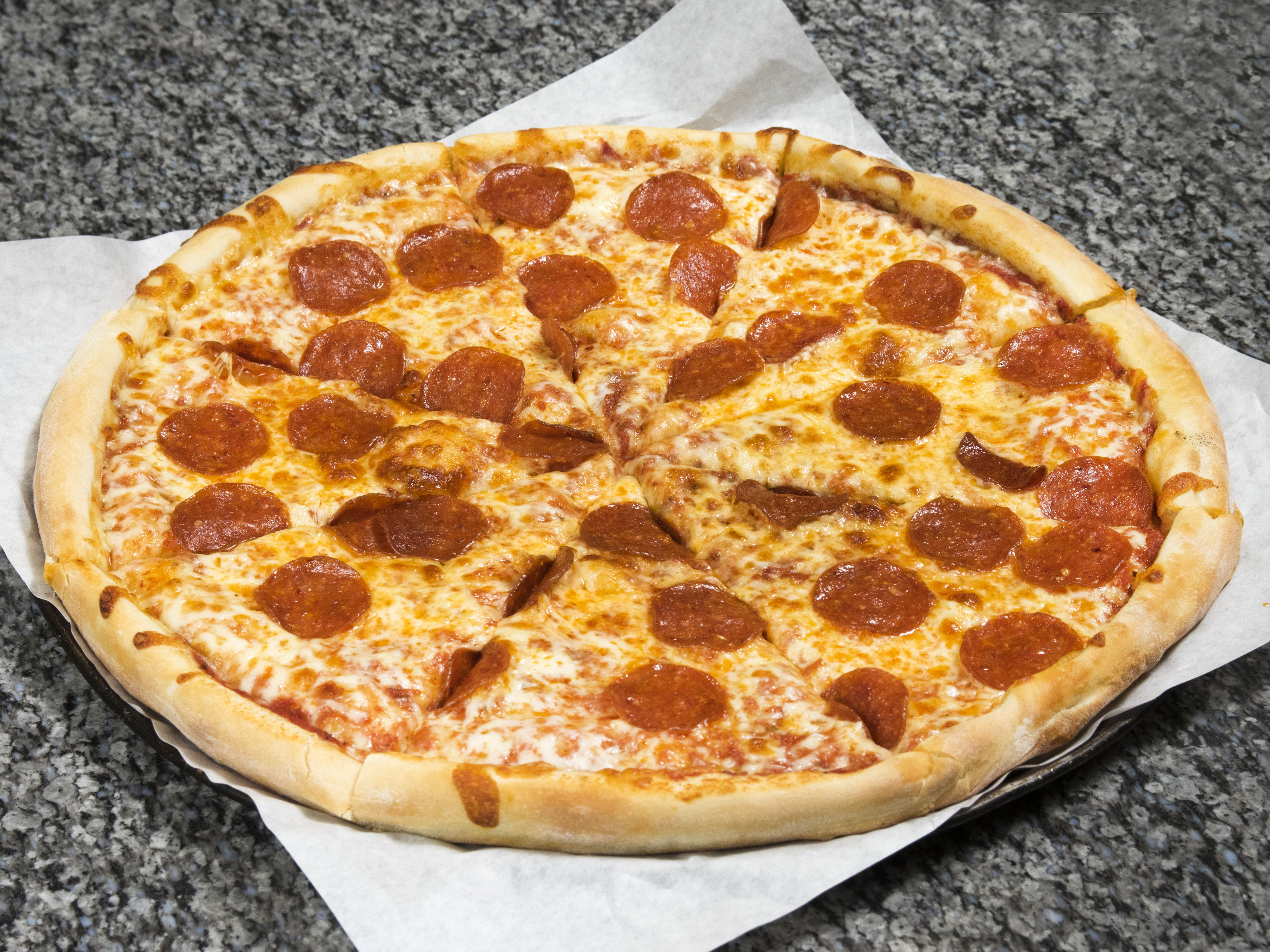 Order 2. Pepperoni Pizza food online from Bottle Shop Pizza store, El Cajon on bringmethat.com
