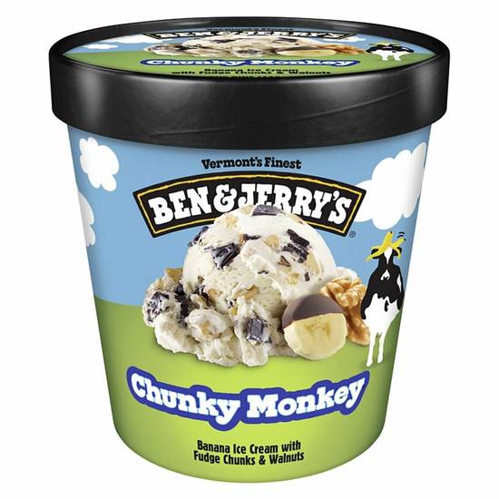 Order Ben & Jerry's Ice Cream - Chunky Monkey food online from IV Deli Mart store, Goleta on bringmethat.com