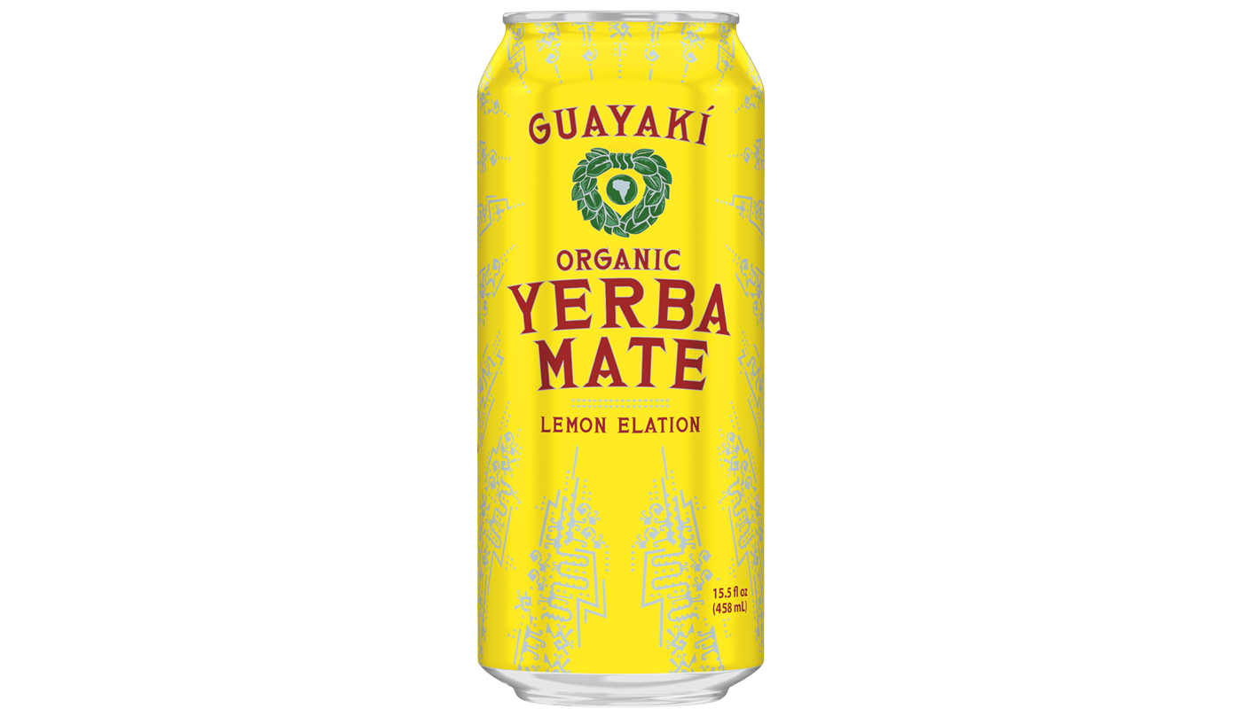 Order Guayaki Lemon Elation 15.5oz food online from Chevron Extramile store, Garden Grove on bringmethat.com