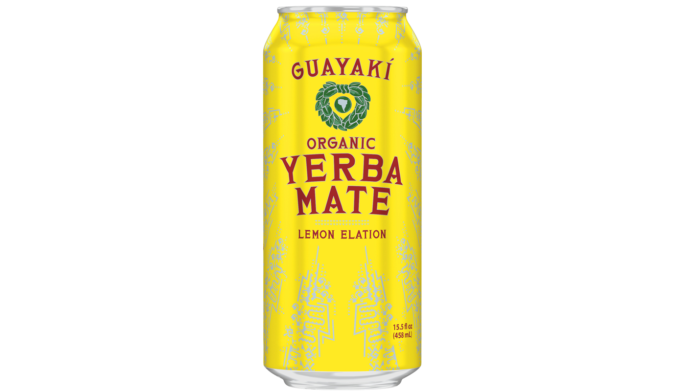 Order Guayaki Lemon Elation 15.5oz food online from Extramile store, Los Angeles on bringmethat.com