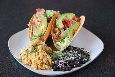 Order Avocado Chipotle Chicken Tacos food online from Tumbleweed Tex Mex Grill & Margarita Bar store, Jeffersonville on bringmethat.com