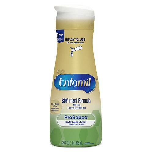 Order Enfamil Prosobee Soy-Based Infant Formula, Ready to Use - 32.0 fl oz food online from Walgreens store, Akron on bringmethat.com