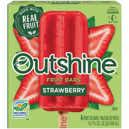 Order Outshine Fruit Bars, Strawberry, 6 CT food online from Cvs store, DOVER on bringmethat.com