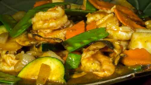 Order Thai Curry Shrimp Entree food online from Sushi Xuan store, Albuquerque on bringmethat.com