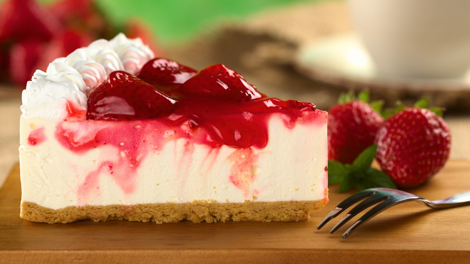 Order Strawberry Cheesecake food online from Fiona's Breakfast Burrito store, San Francisco on bringmethat.com