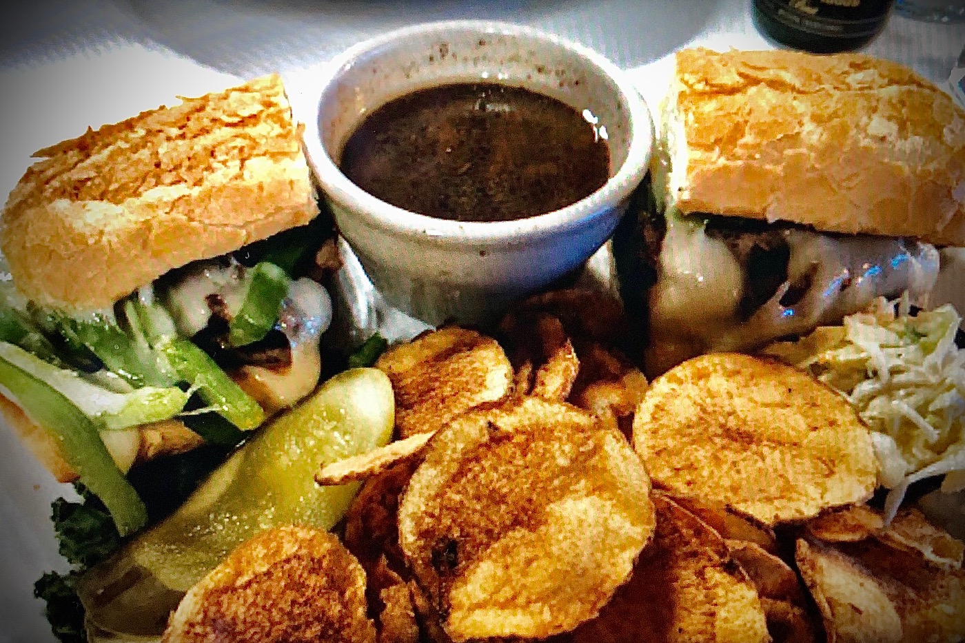 Order French Dip Sandwich food online from Chessie Restaurant store, Barrington on bringmethat.com