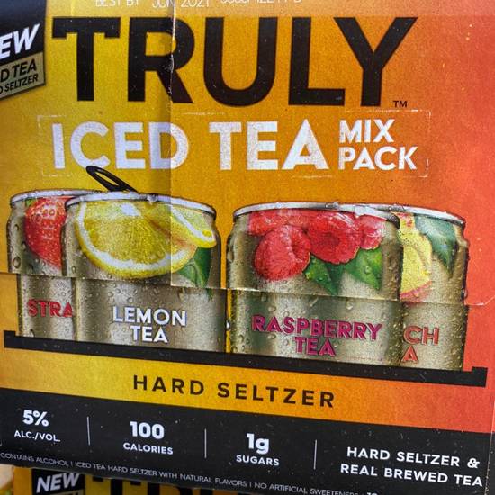 Order Truly ice tea 12 pack  food online from Ramona Liquor store, Rancho Cucamonga on bringmethat.com