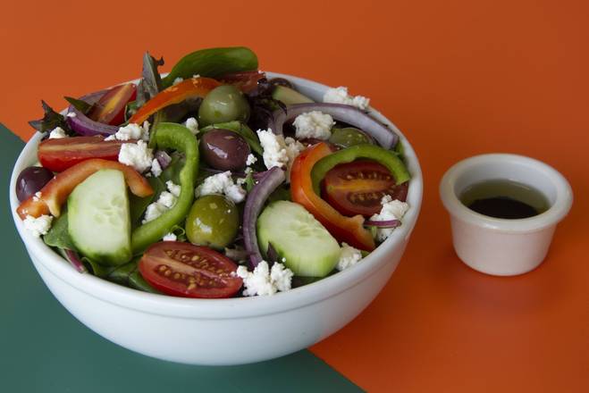 Order Greek Salad food online from Samovar restaurant store, Hicksville on bringmethat.com
