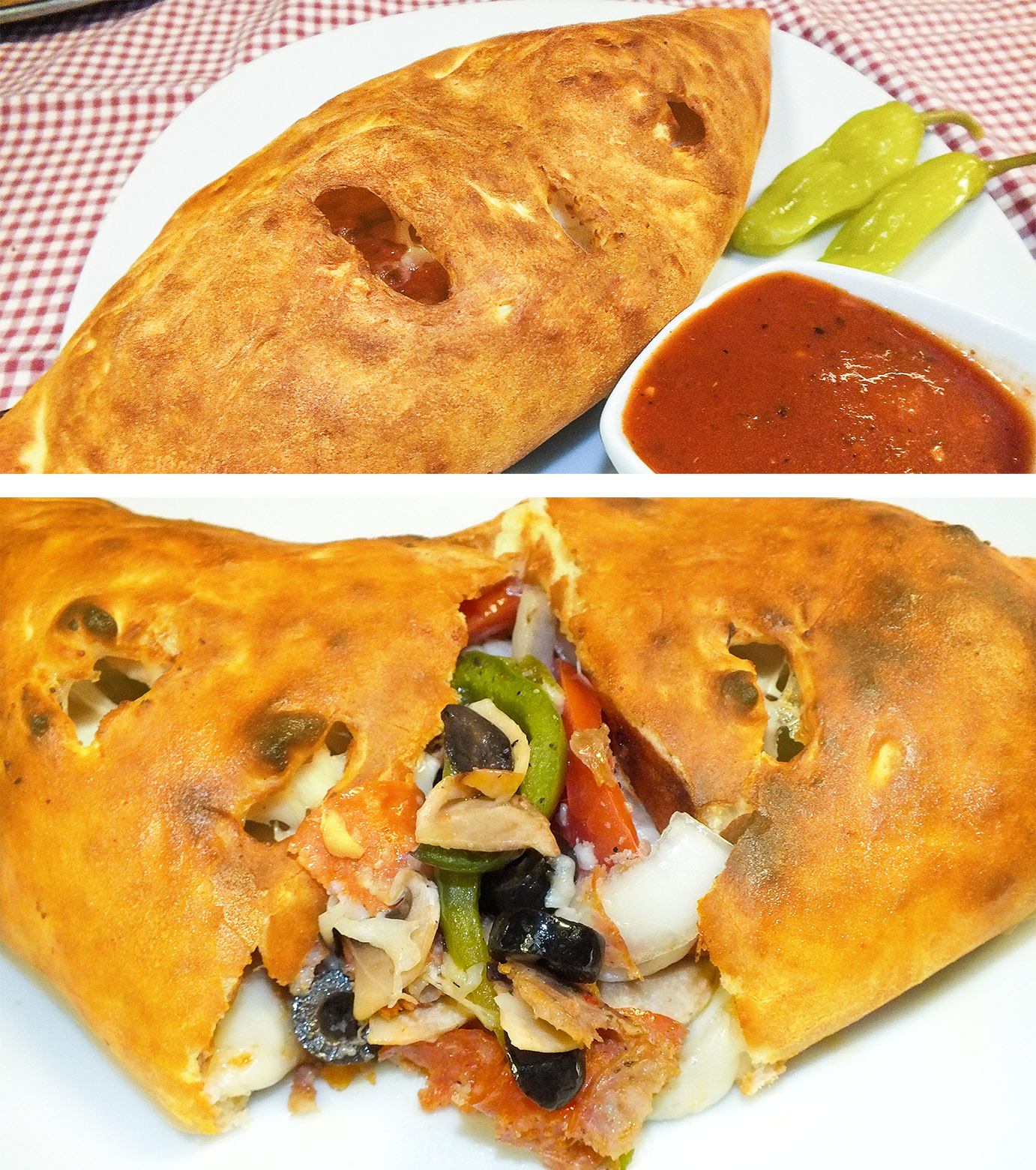 Order Calzone food online from Tony Pizza & Pasta store, Oak Park on bringmethat.com
