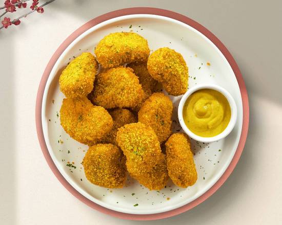 Order Vegan Cheeky Nuggets food online from Blissful Vegan Grill store, Richmond on bringmethat.com