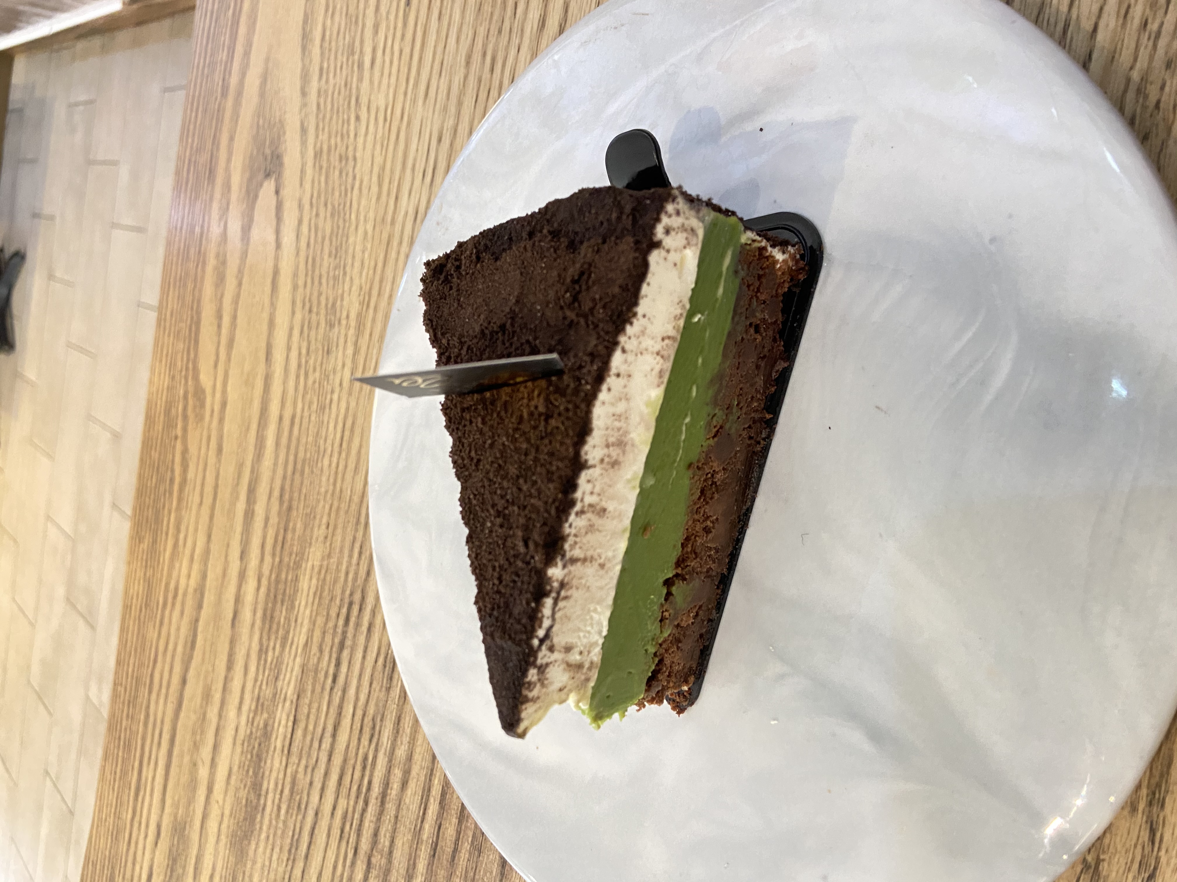 Order Matcha Chocolate Cake food online from A La Mousse store, Narberth on bringmethat.com