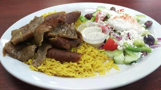 Order Lamb Gyro Plate food online from Mexi Flavors store, Austin on bringmethat.com