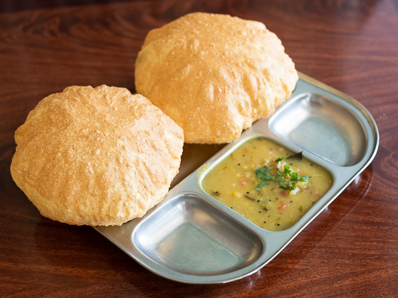 Order Puri With Aloo Curry food online from Dosa Place store, Fremont on bringmethat.com