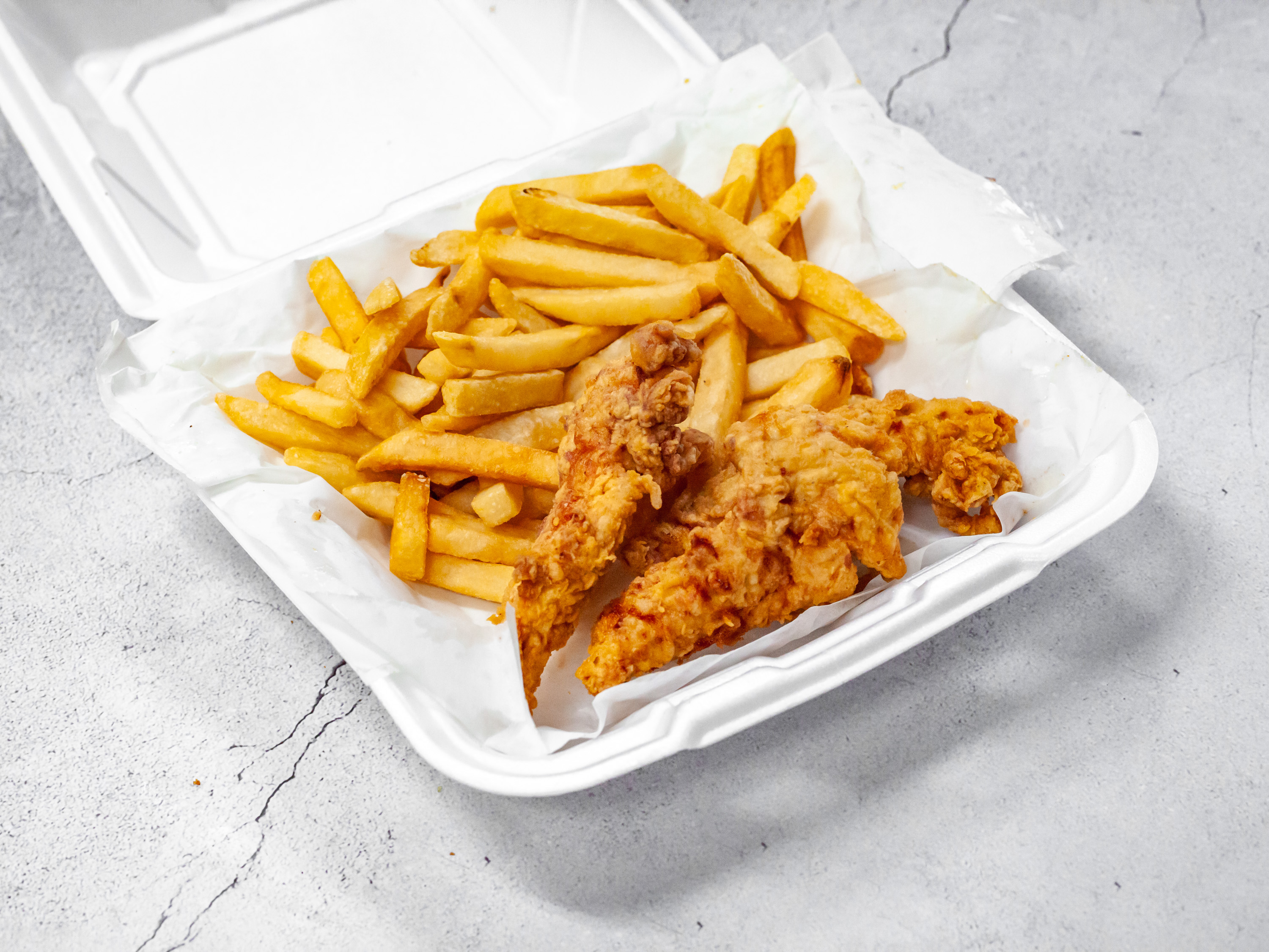 Order Chicken Tenders and Fries Combo food online from AHKIIS SOULFOOD store, Atlantic City on bringmethat.com