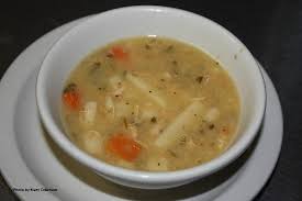 Order Chicken Soup food online from Annie Hot On D-Spot Roti Shop store, Hamilton Township on bringmethat.com