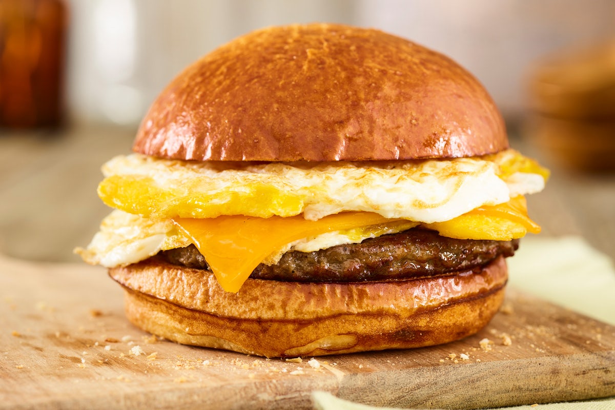 Order SAUSAGE, EGG & CHEESE SANDWICH food online from Smashburger store, Bronx on bringmethat.com