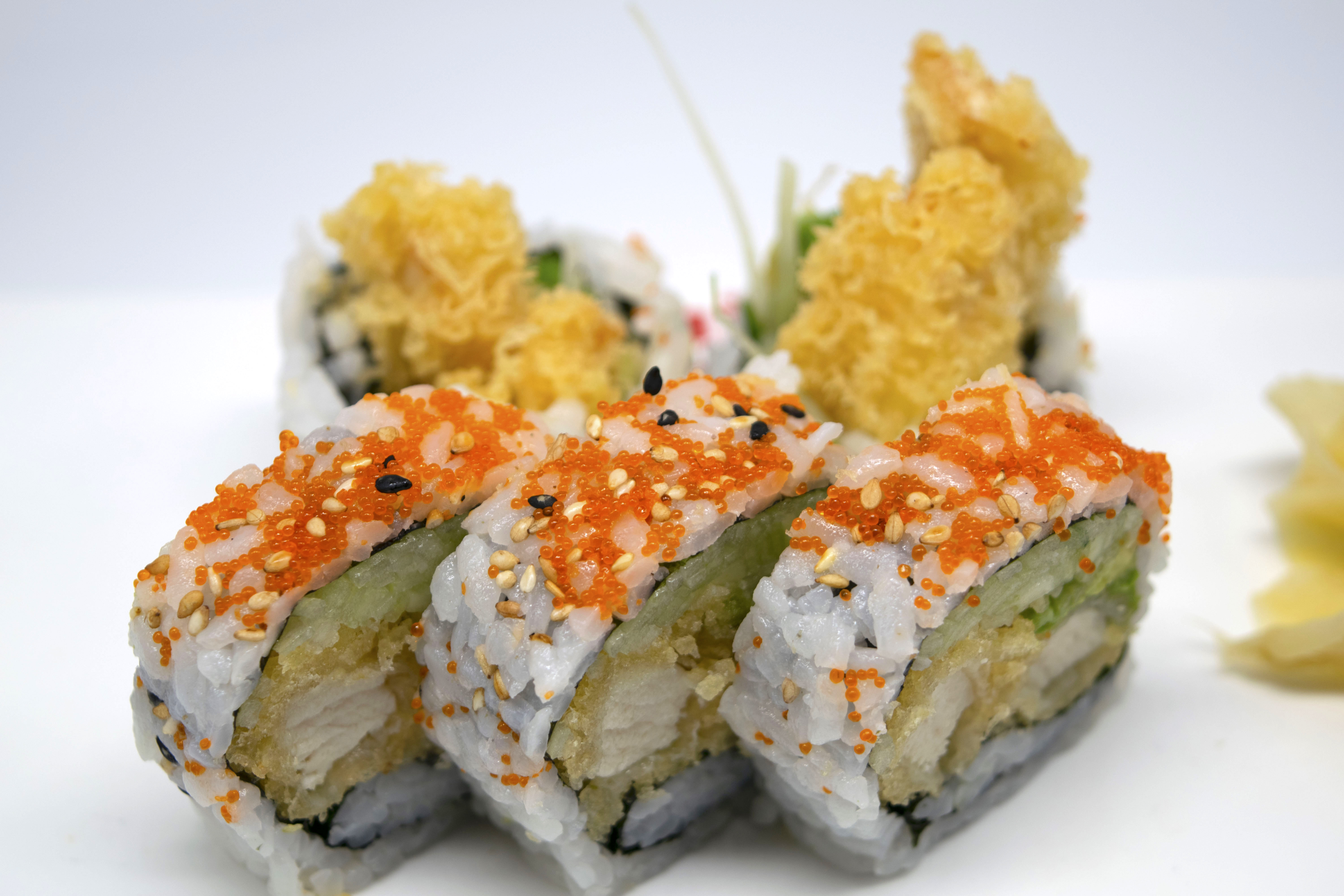 Order Shrimp Tempura Roll food online from Mizu Japanese Restaurant store, Niles on bringmethat.com