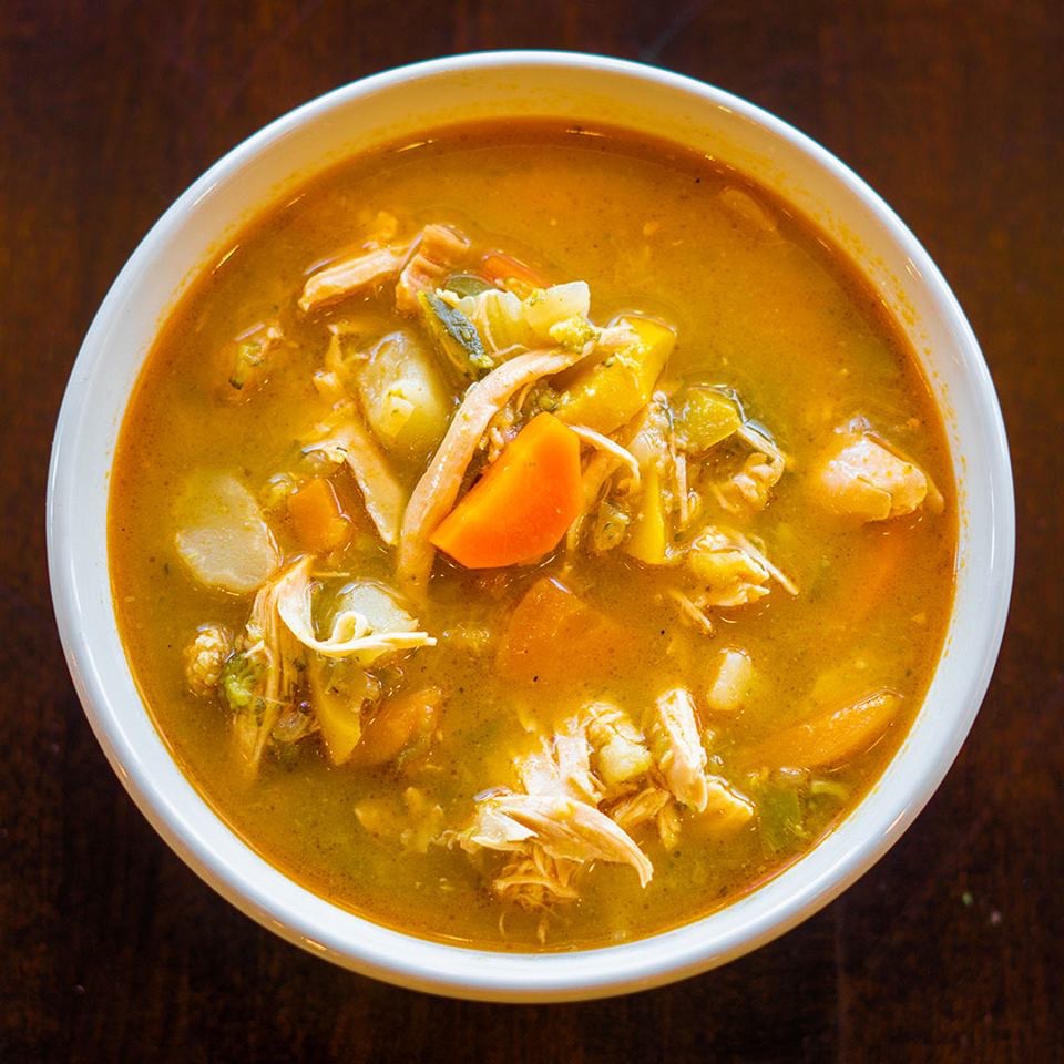 Order Bowl Chicken Veggie Soup food online from Nevada Chicken Cafe store, Las Vegas on bringmethat.com