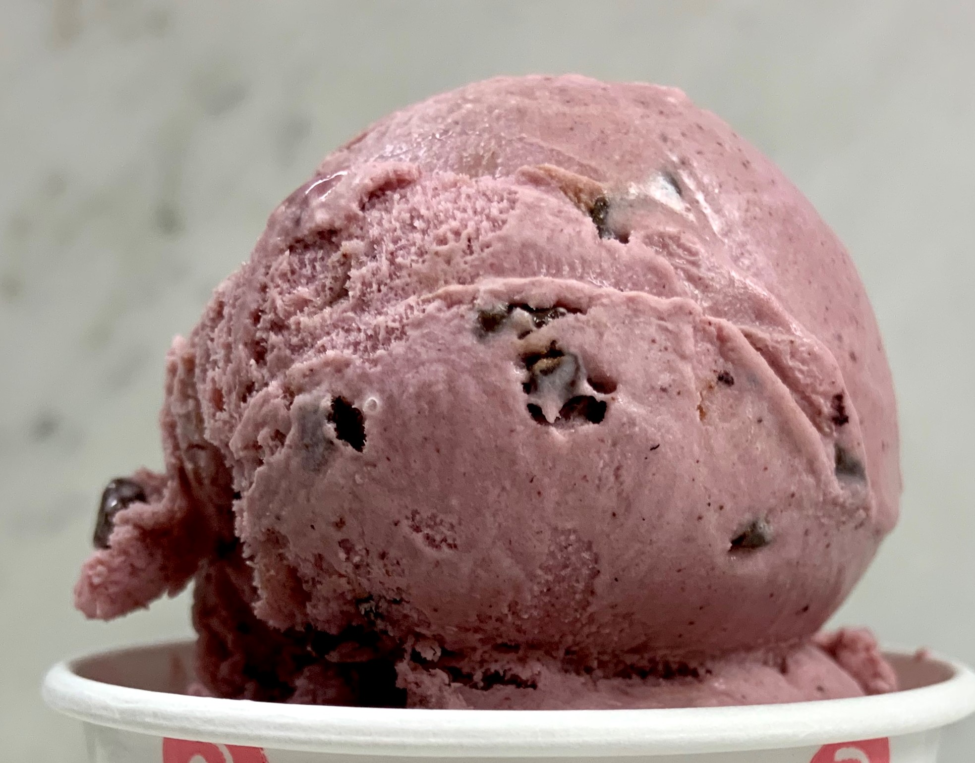 Order Black Raspberry Chip Ice Cream food online from The Comfy Cow store, Louisville on bringmethat.com