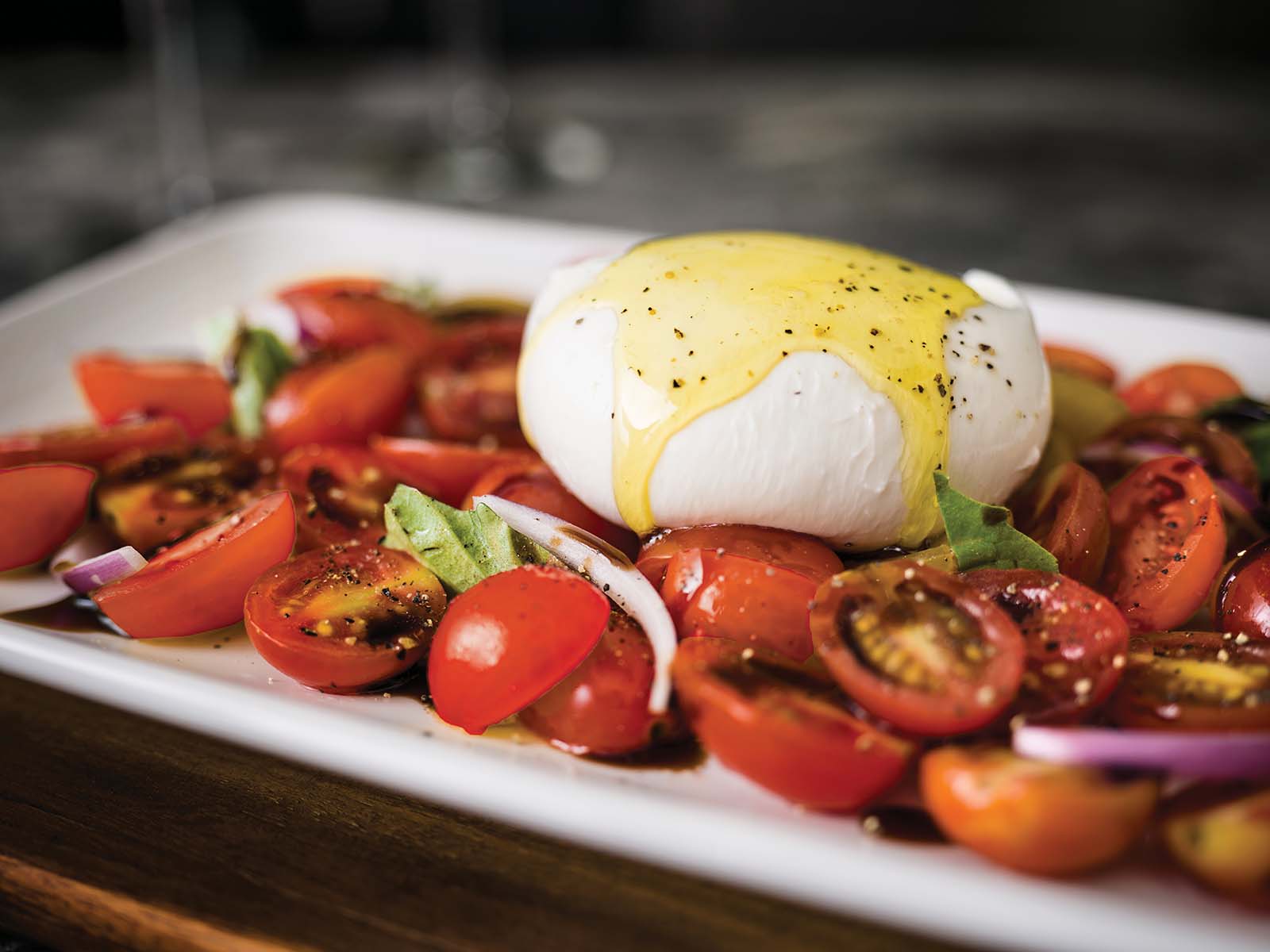 Order Tomato Caprese with Fresh Burrata food online from Carrabba's Italian Grill store, Scottsdale on bringmethat.com
