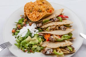 Order Azul Quesadilla Dinner food online from Azul Tequila Taqueria & Cantina Lounge store, Peachtree City on bringmethat.com