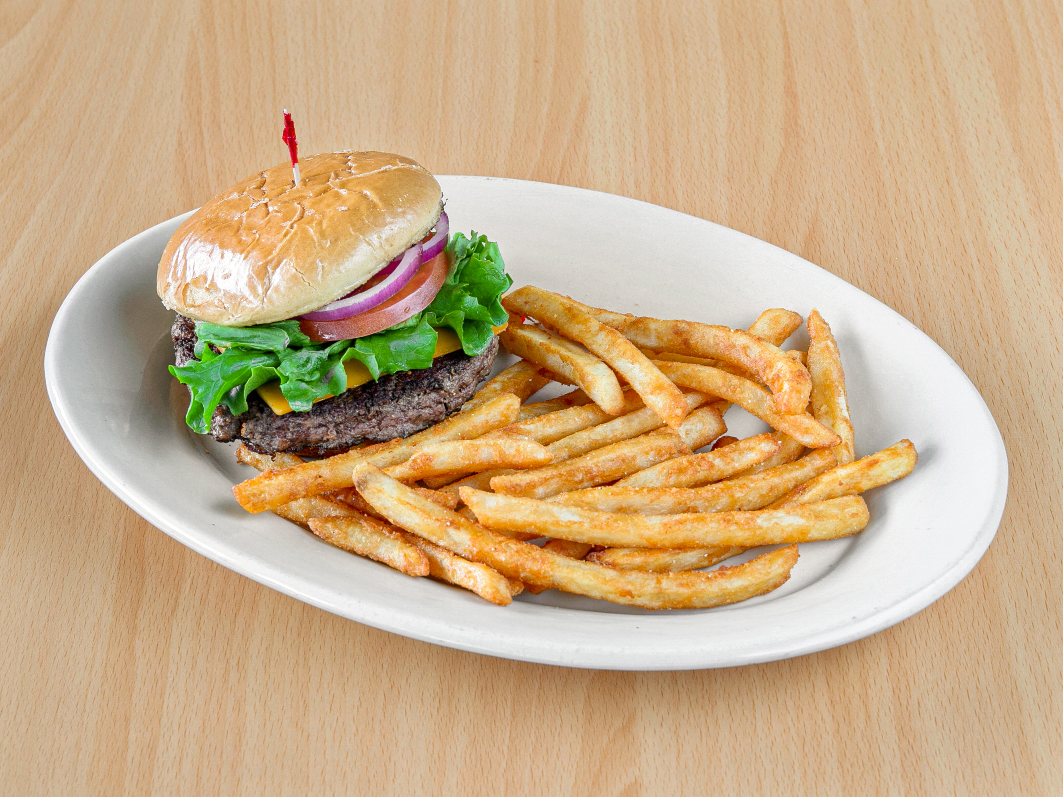 Order Cheeseburger food online from Pj Cafe store, Irving on bringmethat.com