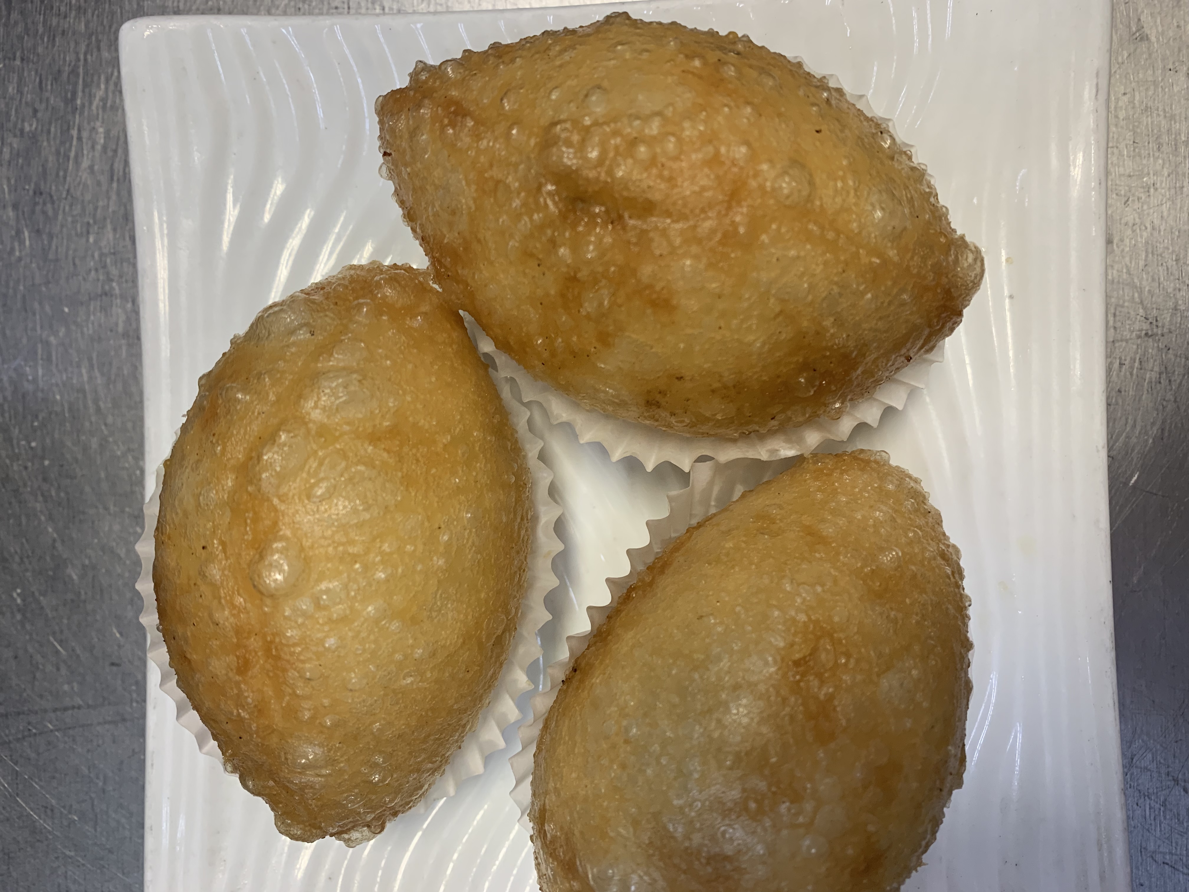 Order 30. Small Deep Fried Minced Chicken Dumpling food online from China Cafe store, Chicago on bringmethat.com
