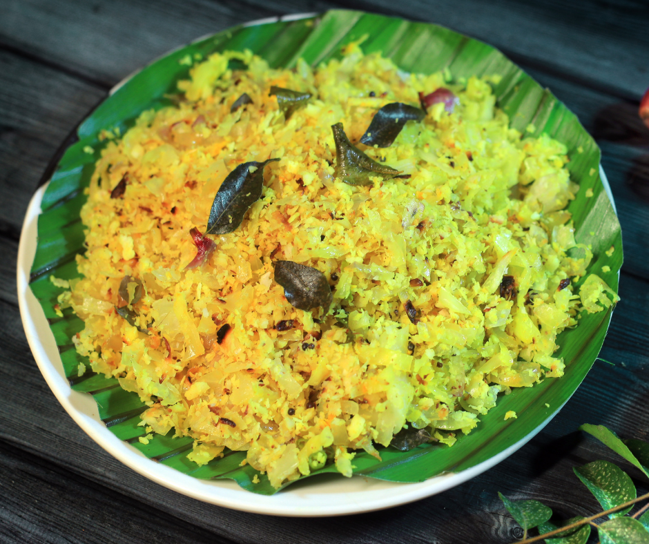 Order Cabbage Thoran (+ Free Dessert) food online from Spices Of India Kitchen store, Irving on bringmethat.com