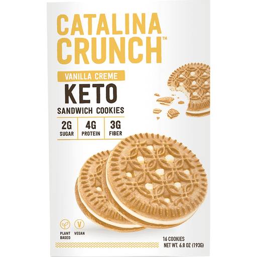 Order Catalina Crunch Vanilla Creme Sandwich Cookie  (6.8 OZ) 140562 food online from Bevmo! store, Albany on bringmethat.com