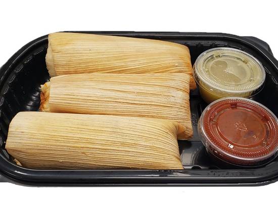 Order Chicken Tamales, 3 ct. food online from Save Mart Supermarket store, Auburn on bringmethat.com