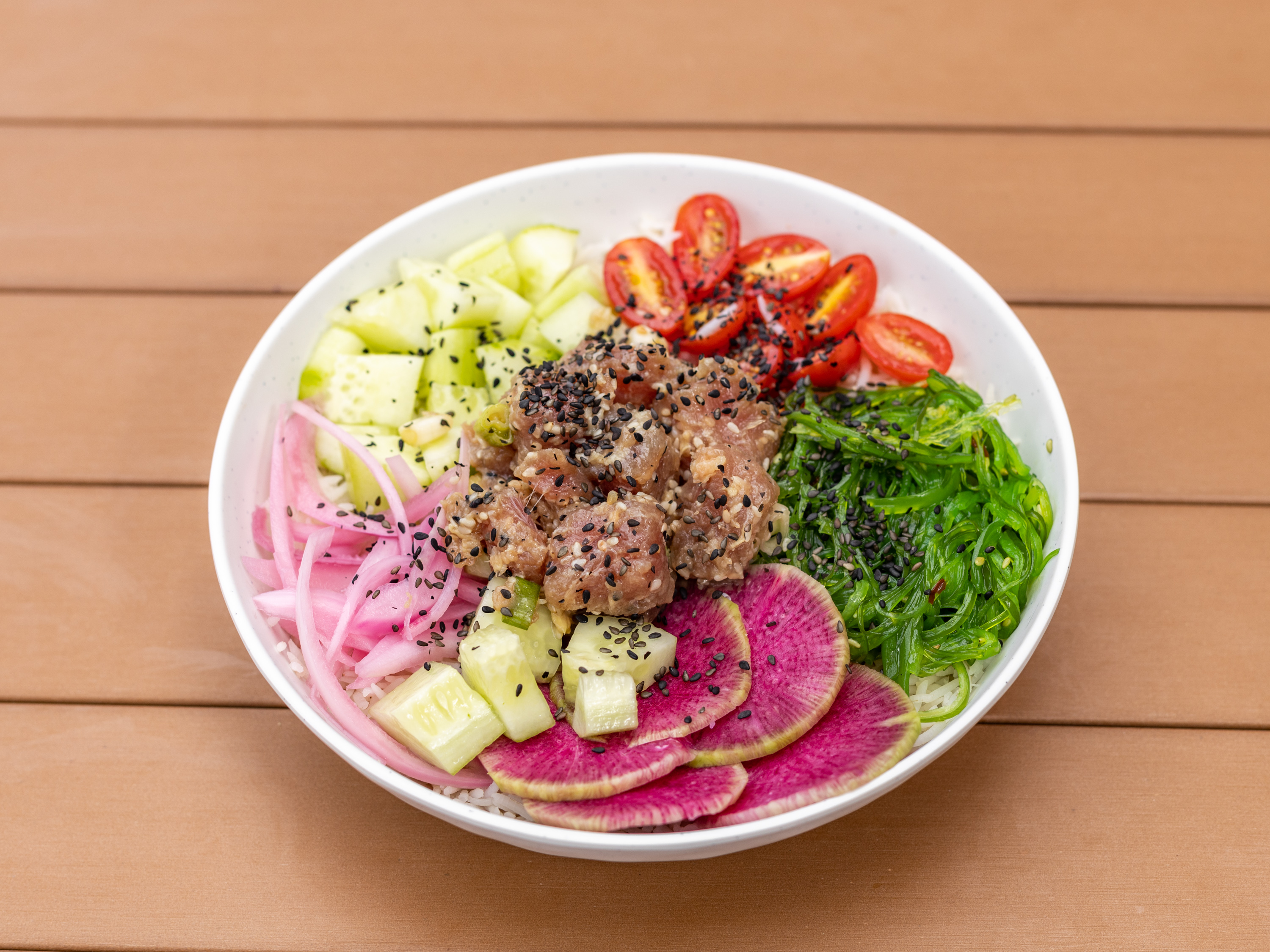 Order Ahi Tuna Bowl food online from Kaia Bowls store, Clearwater Beach on bringmethat.com