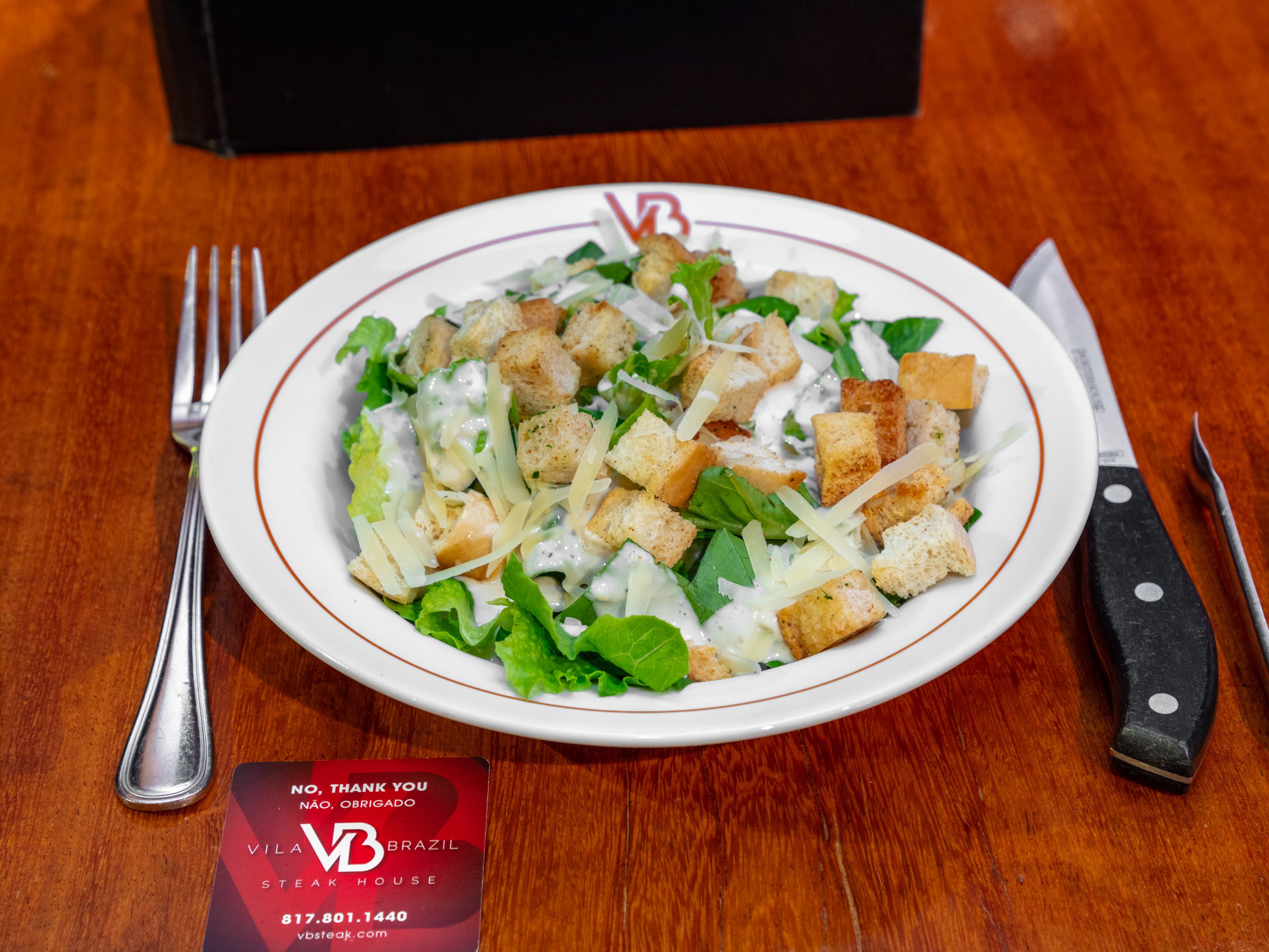 Order Ceasar Salad food online from Vb Steakhouse store, Arlington on bringmethat.com