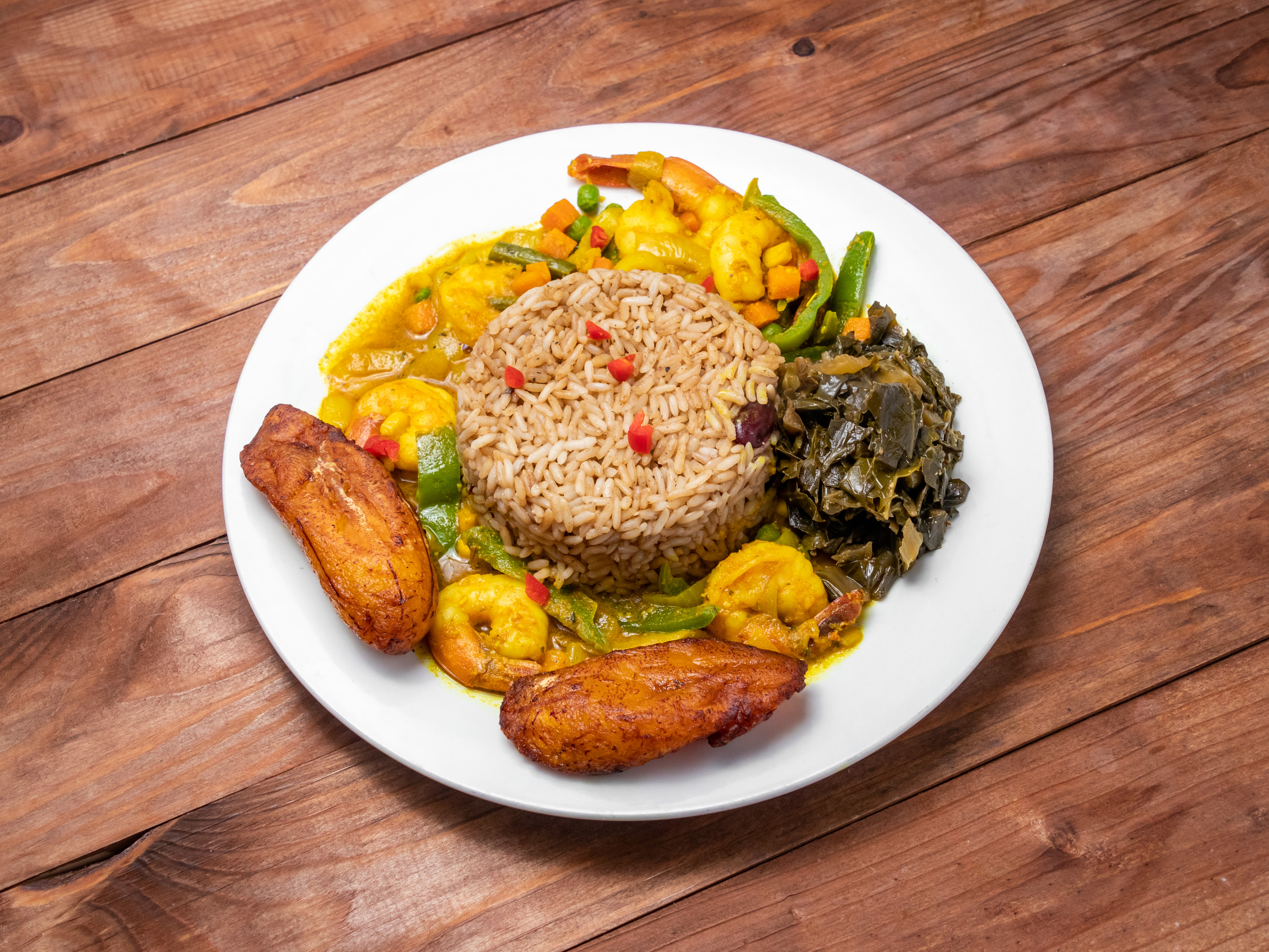Order Curry Shrimp food online from Natty Jamaican & Soul Food Restaurant store, Marietta on bringmethat.com